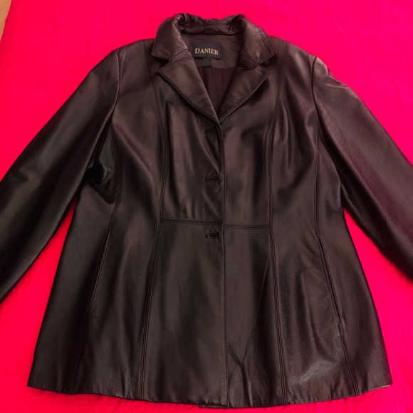 Danier leather jacket.Very good condition. - Picture 1 of 9